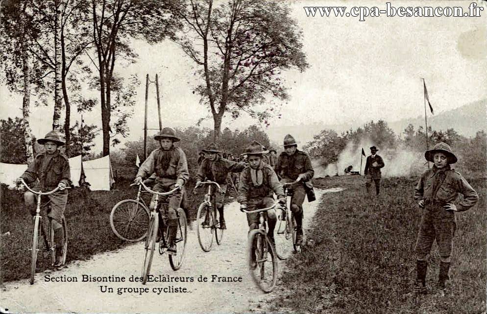 Section Bisontine des Eclaireurs de France - Un groupe cycliste